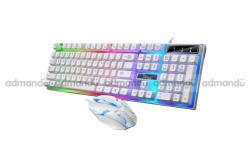 MILANG ULTIMATE WARRIOR T6 Combo Wired Keyboard and Mouse