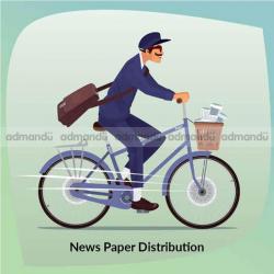 Newspapers  distribution job 