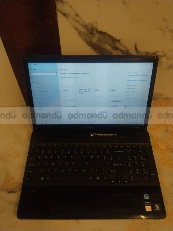 Sony i5 128 mb graphics card 