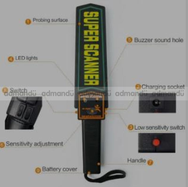 HAND HELD METAL DETECTOR IN NEPAL CALL: 9851131434 RS.2599
