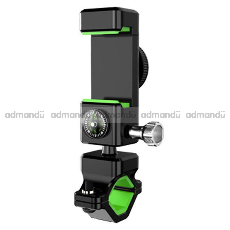 Guider Smartphone Bicycle Holder With Compass And Led Lights