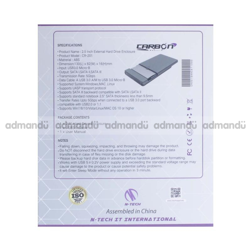 CR 201 5Gbps Premium Hard – Disk case
