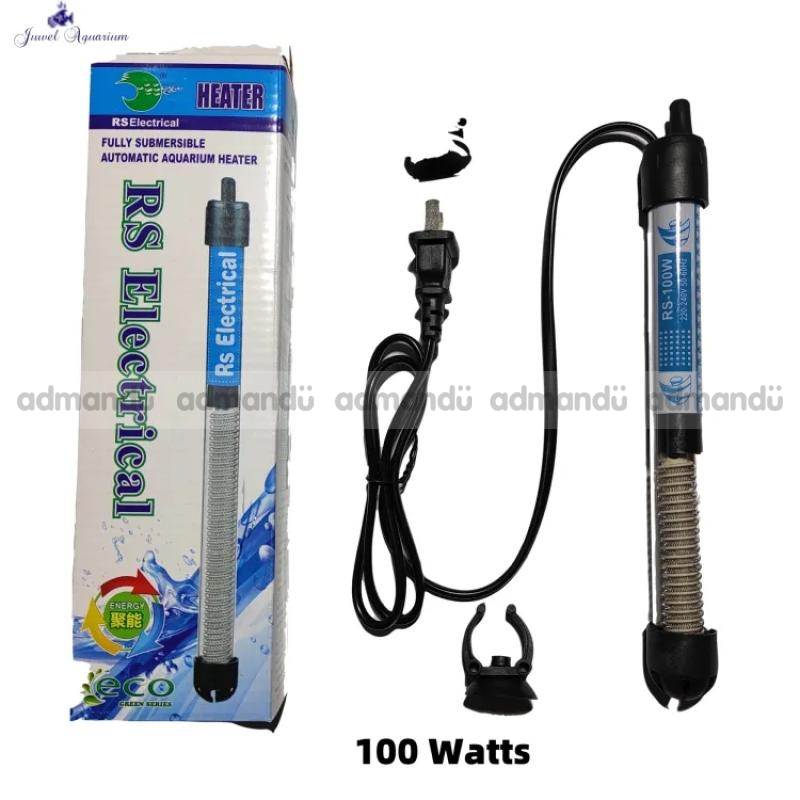 RS Electrical Automatic Aquarium Heater 100 Watts 
