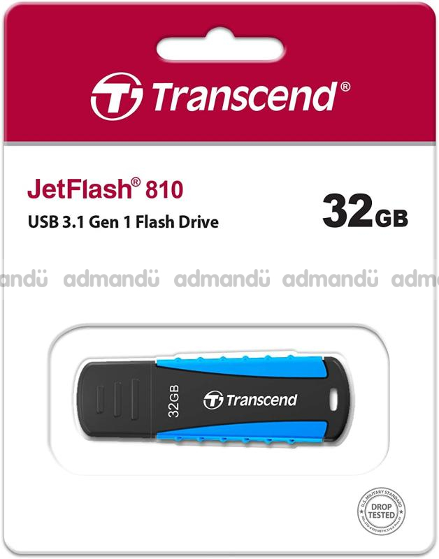 Transcend 32GB Jet Flash 810 USB 3.1 Flash Drive
