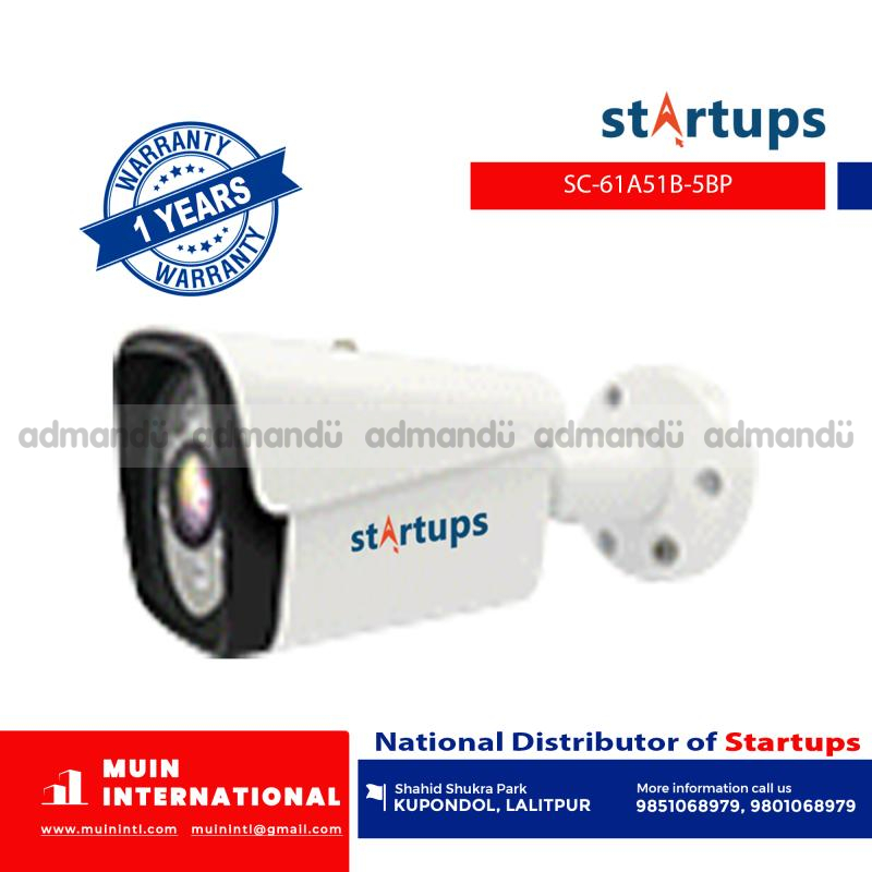 Startups H.265 IP POE BULLET CAMERA 5MP 