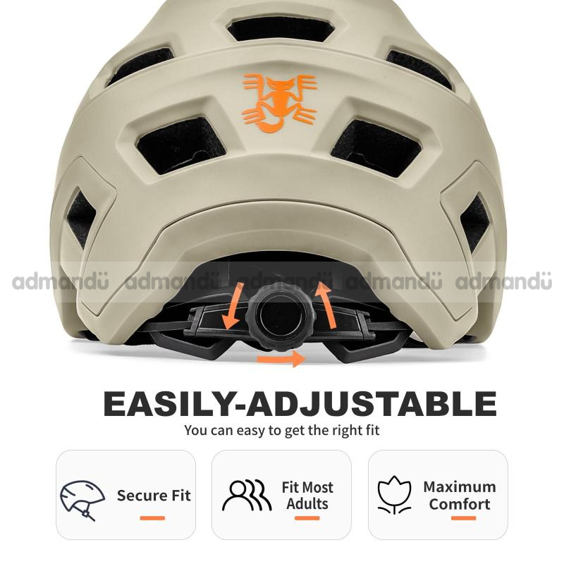 BatFox Khaki Helmet For Mountain Bike