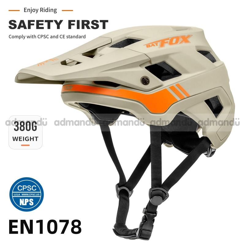 BatFox Khaki Helmet For Mountain Bike