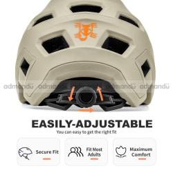 BatFox Khaki Helmet For Mountain Bike