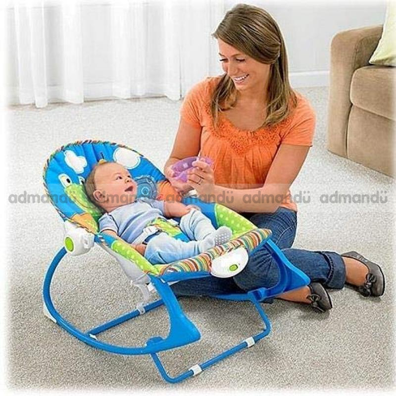 Baby rocker, Newborn to Toddler Baby Rocker Vibrating Chair, Adjustabl