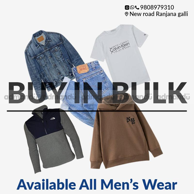 Buy in bulk (available all mens wear)
