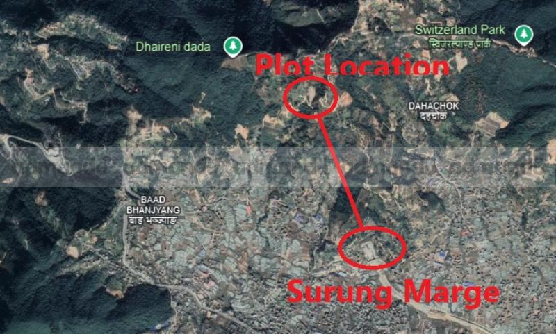 Land For sale in Dahachok Kathmandu 1km from Tunnel Entry 