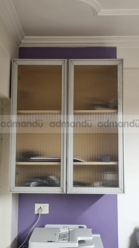 OVERHEAD STORAGE CAN BE USED AS CROCERY UNIT 