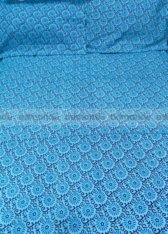 New Nepali Cotton (90*104) Bedsheets with two pillow covers