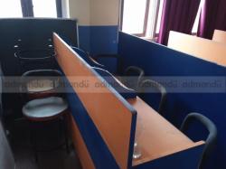 Training setup,6 benches for 18 people, with 18 round chairs