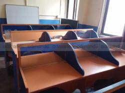 Training setup,6 benches for 18 people, with 18 round chairs